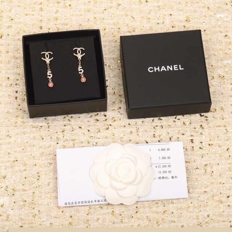 Ch*el earrings